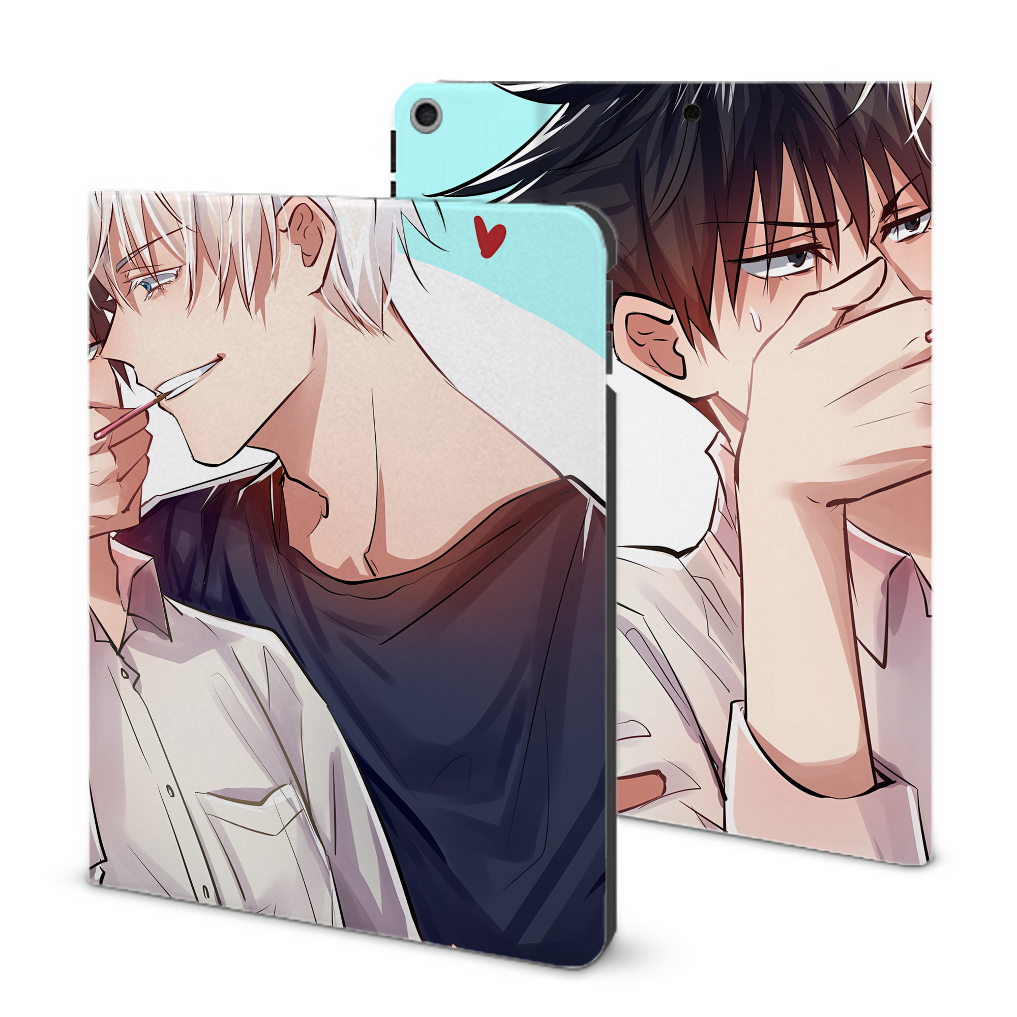 （画像用） 呪術廻戦 Jujutsu Kaisen IPad ケース ブック型 PUレザー TPU 耐衝撃 軽量 薄型 ペン収納なし 全面保護 IPad 各モデル対応